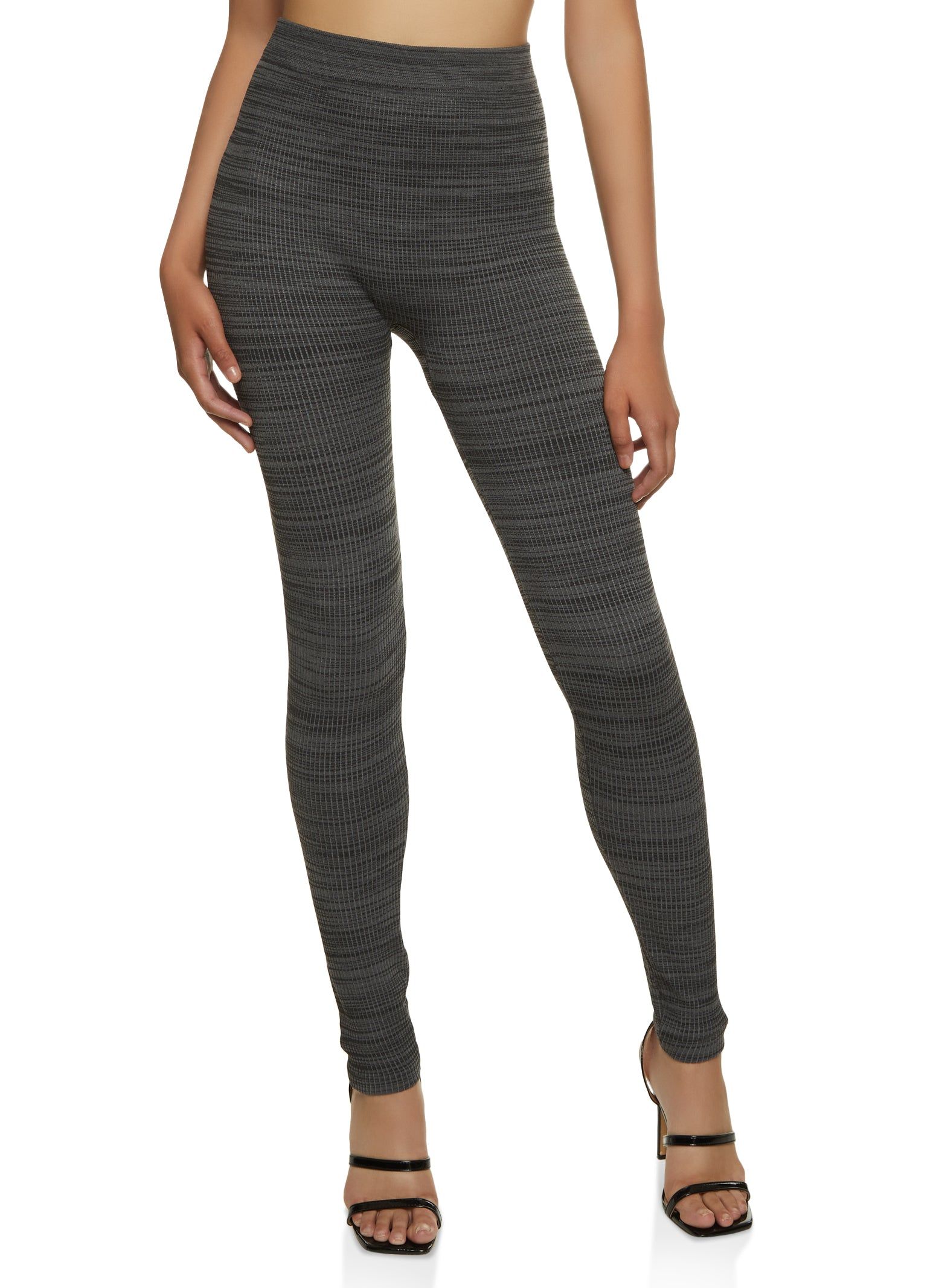 Solid Seamless Ribbed Leggings sold by Rainbow