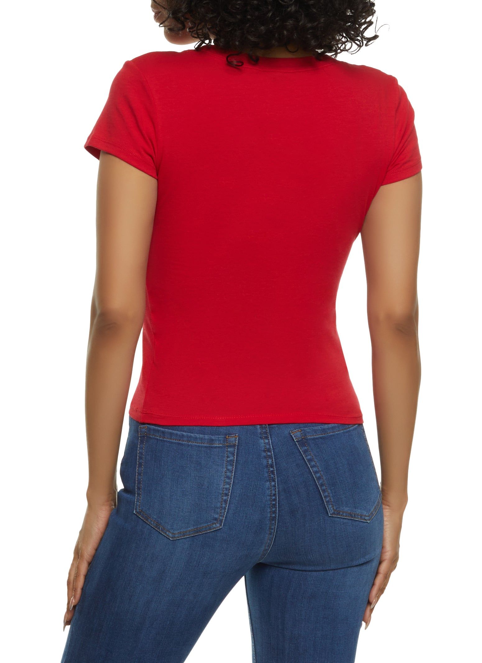 Basic Crew Neck T Shirt sold by Rainbow product image thumbnail 2