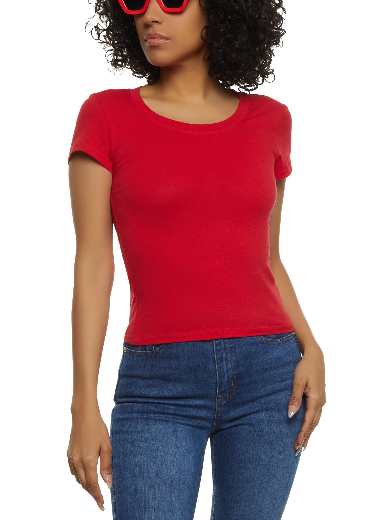 Basic Crew Neck T Shirt sold by Rainbow