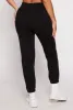 Fleece Drawstring High Waist Joggers sold by Rainbow