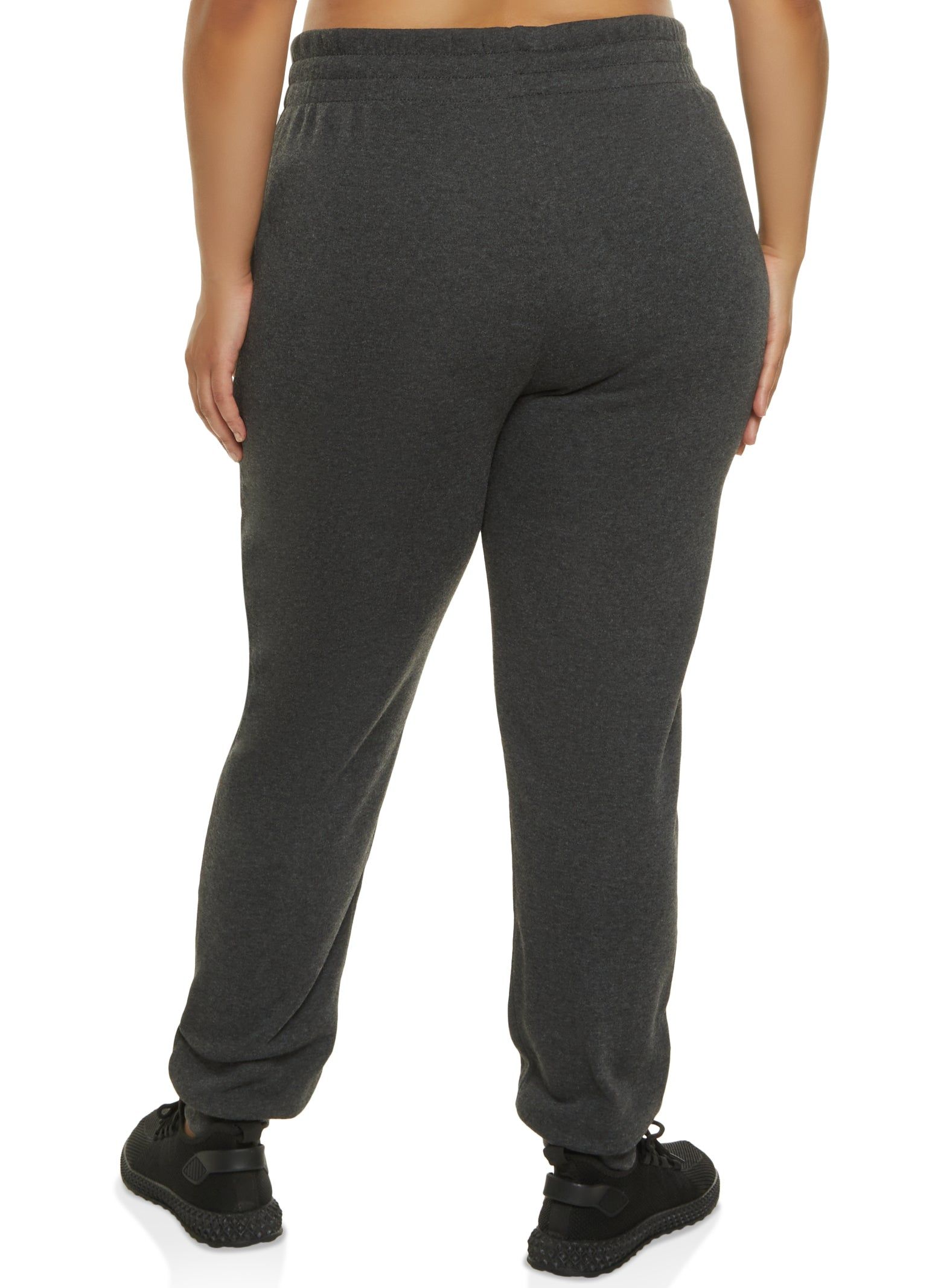 Plus Size Solid Fleece Joggers sold by Rainbow product image thumbnail 2