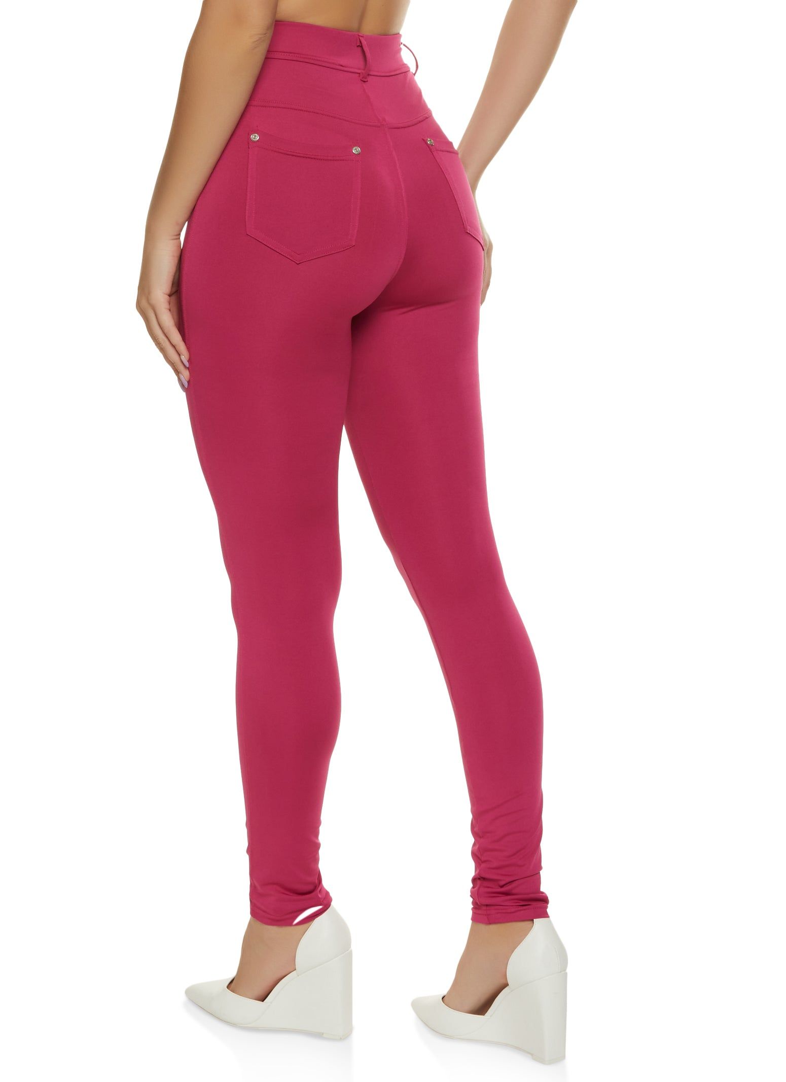 Scuba High Waist Skinny Pants sold by Rainbow product image thumbnail 2