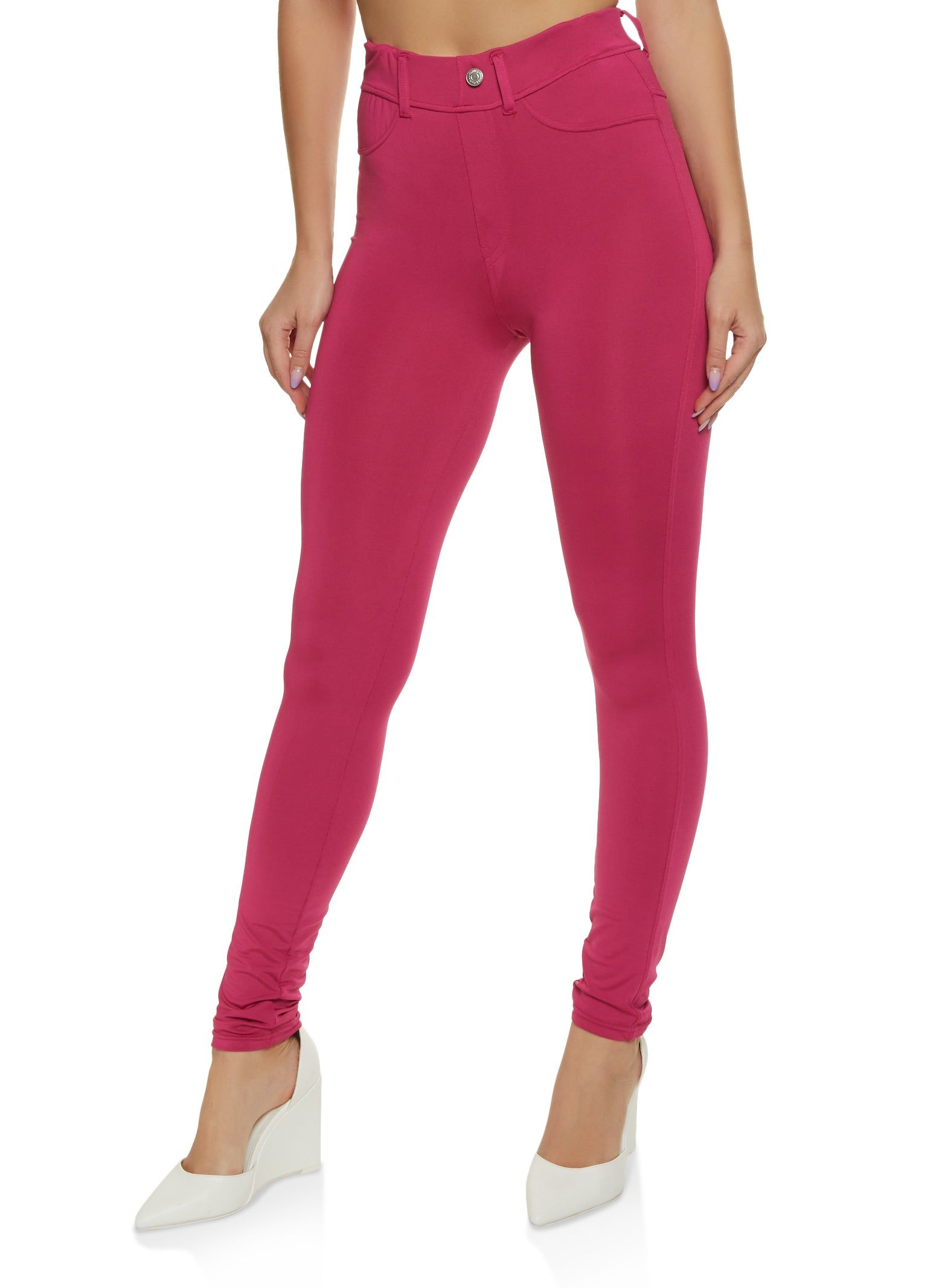 Scuba High Waist Skinny Pants sold by Rainbow