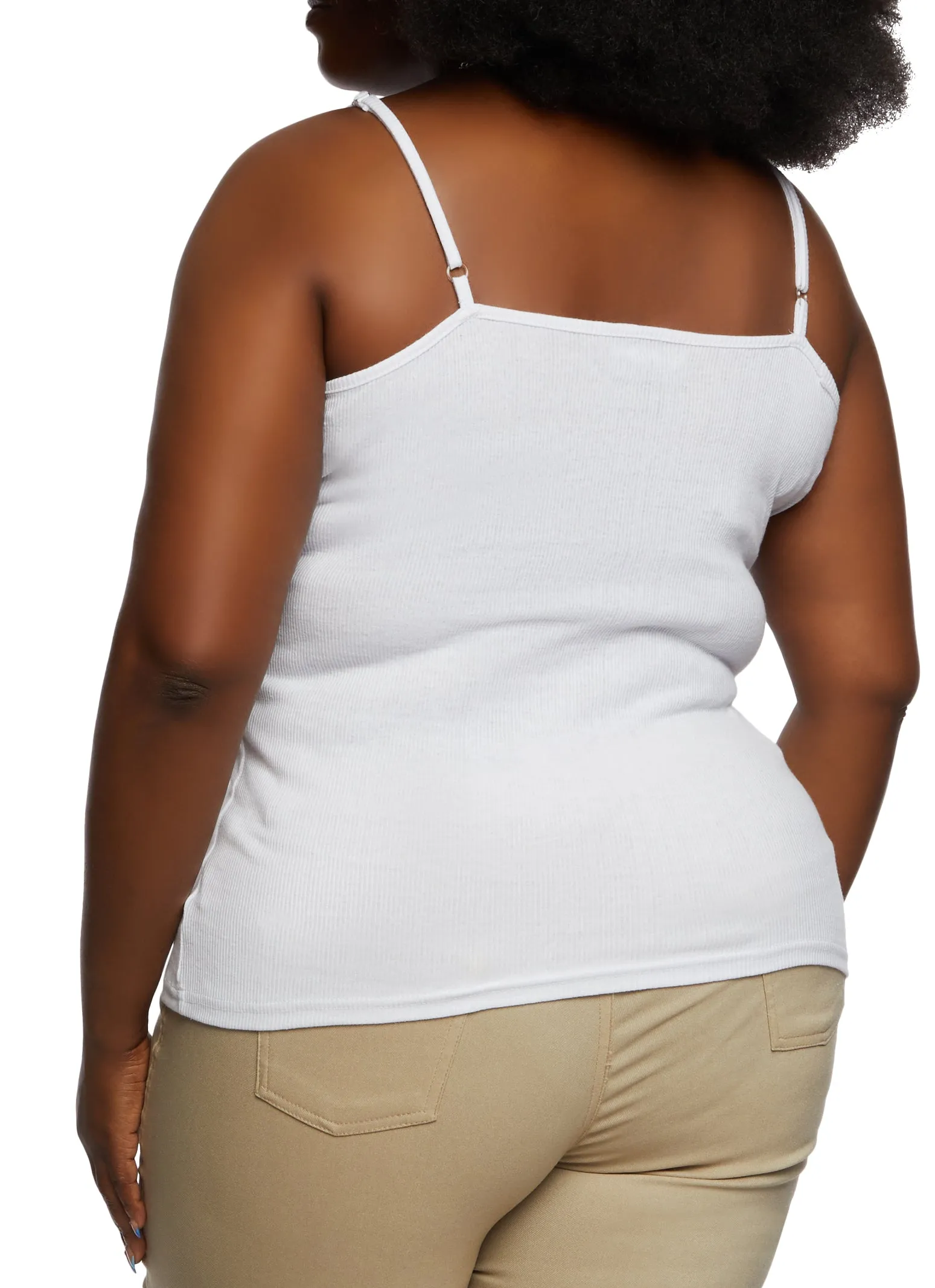 Plus Size Half Zip Tank Top sold by Rainbow product image thumbnail 3