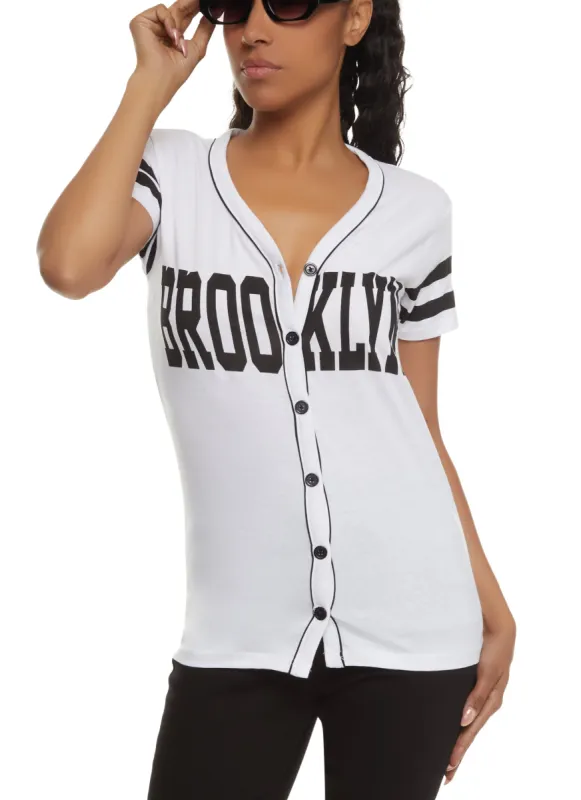 Brooklyn 22 Baseball Shirt sold by Rainbow