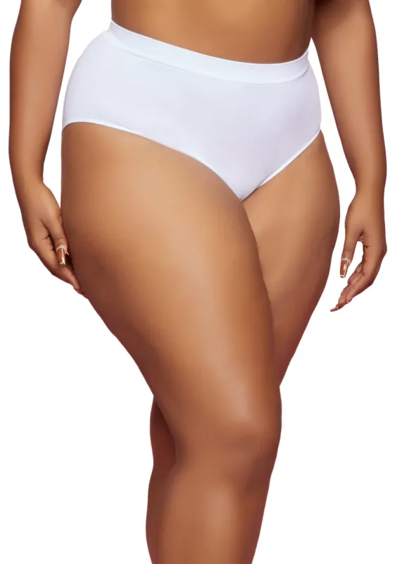 Plus Size Seamless Bikini Panty sold by Rainbow