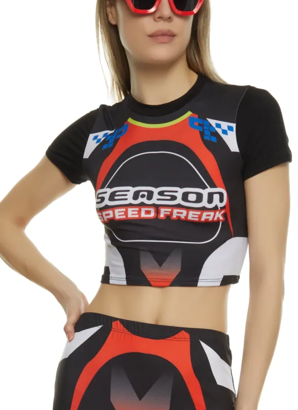 Season Speed Freak Crop Top sold by Rainbow