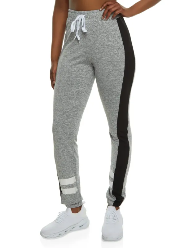 Side Stripe Detail Drawstring Joggers sold by Rainbow