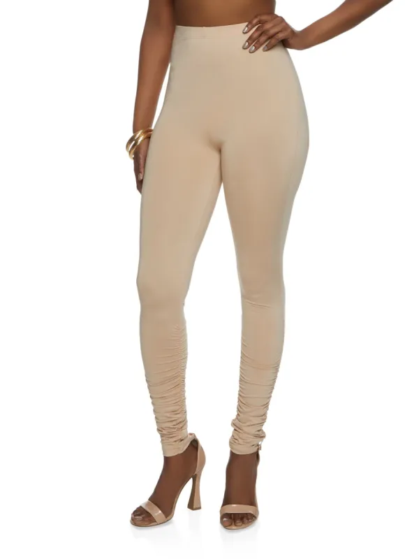 High Waist Ruched Leggings sold by Rainbow