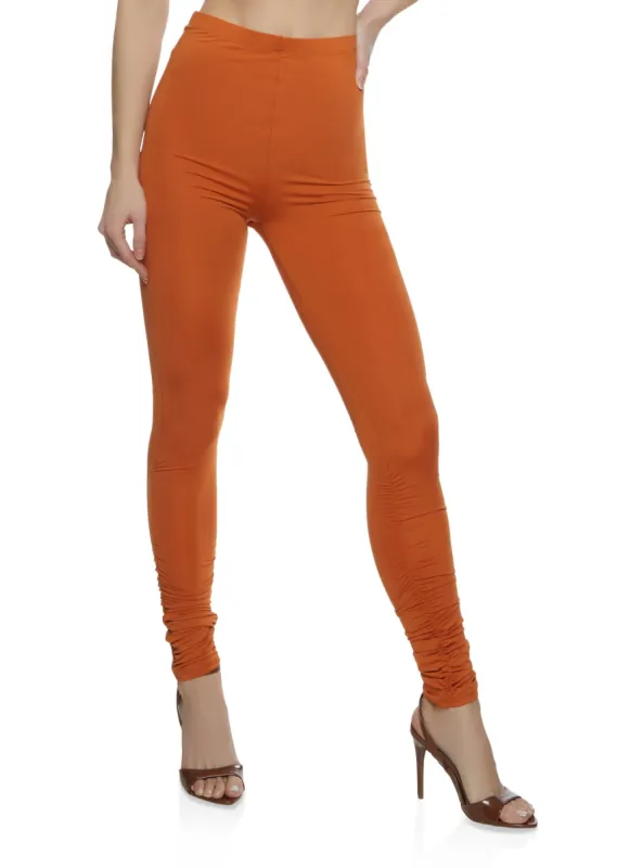 High Waist Ruched Leggings sold by Rainbow