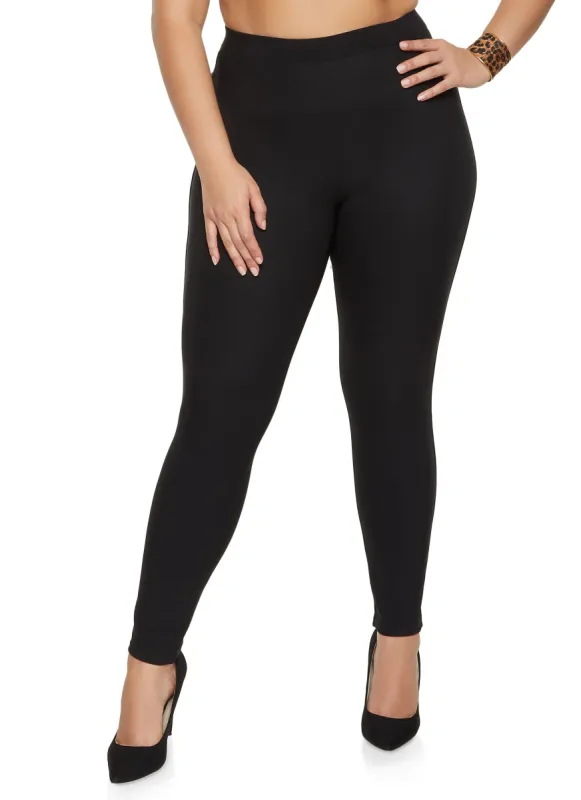 Plus Size Scuba Push Up Pants sold by Rainbow