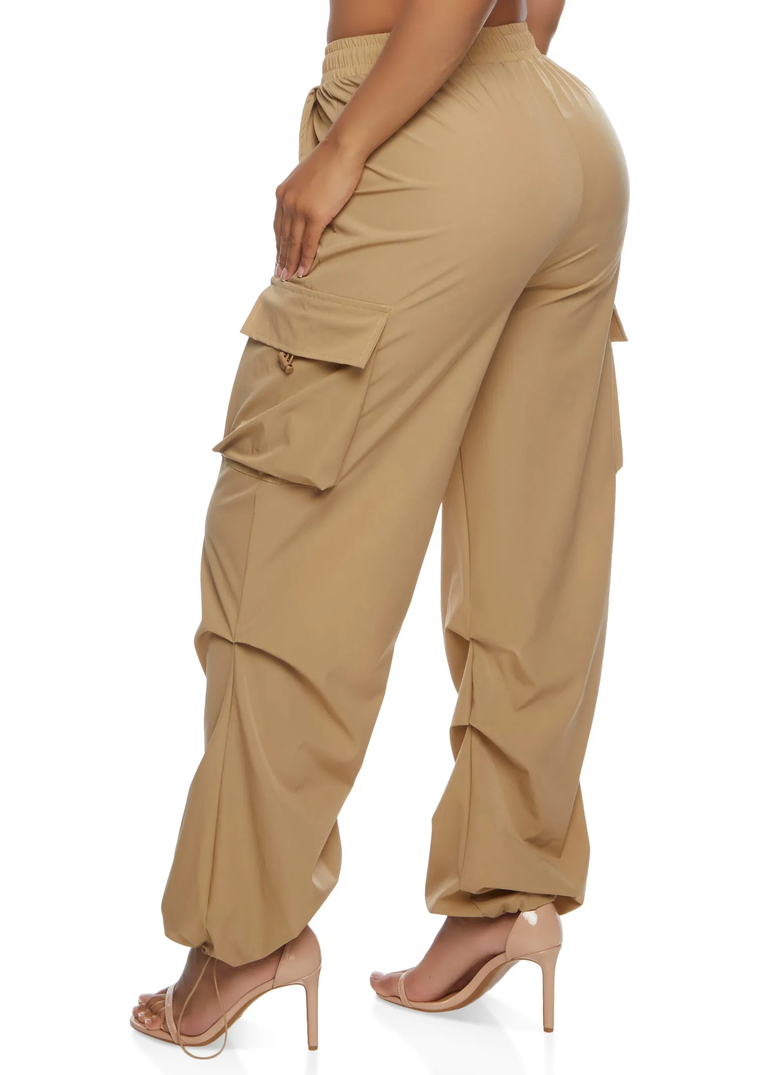 Toggle Drawstring Hem Cargo Pants sold by Rainbow product image thumbnail 3