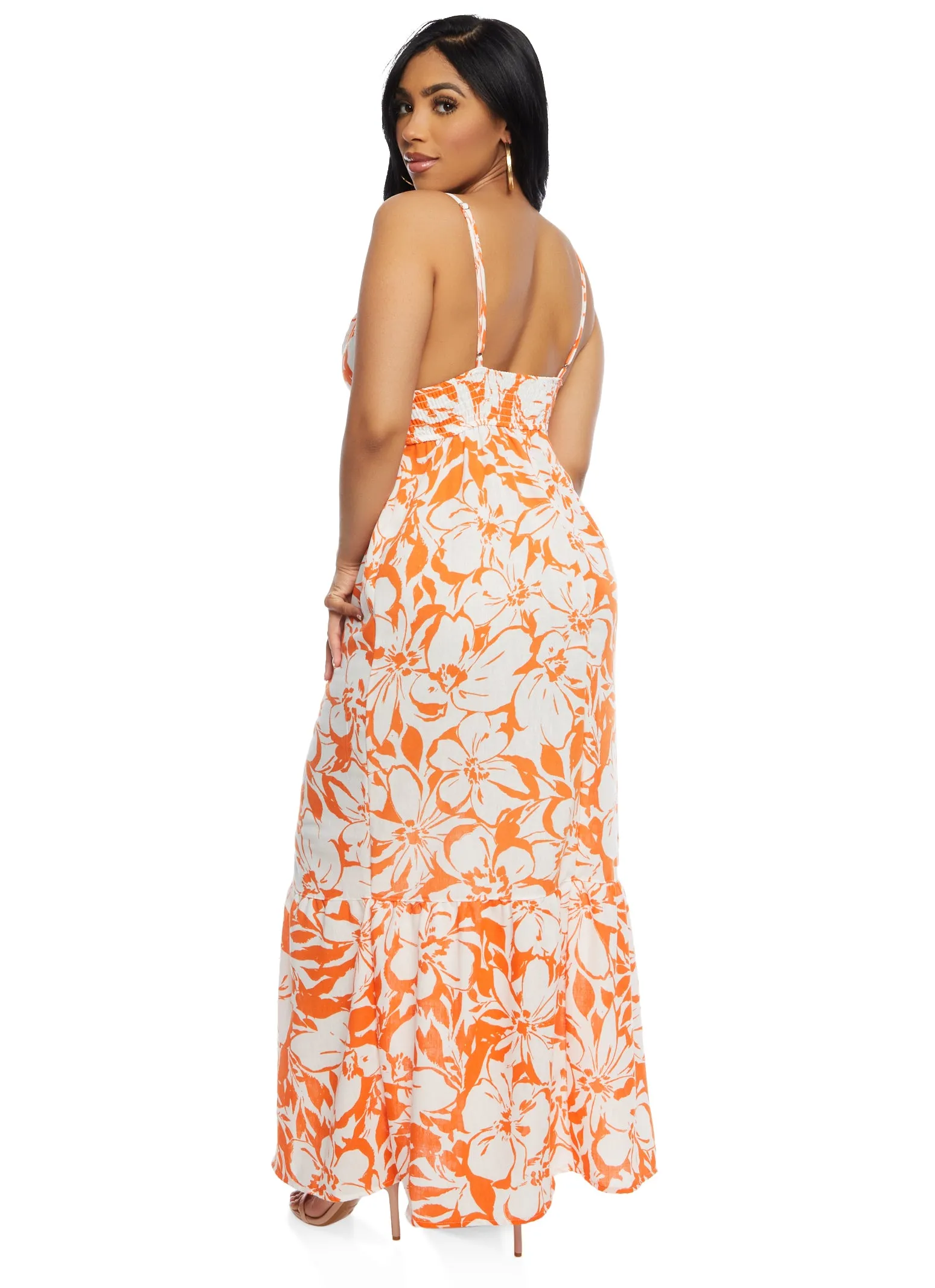 Haute Monde Floral V Neck Maxi Sundress sold by Rainbow product image thumbnail 3