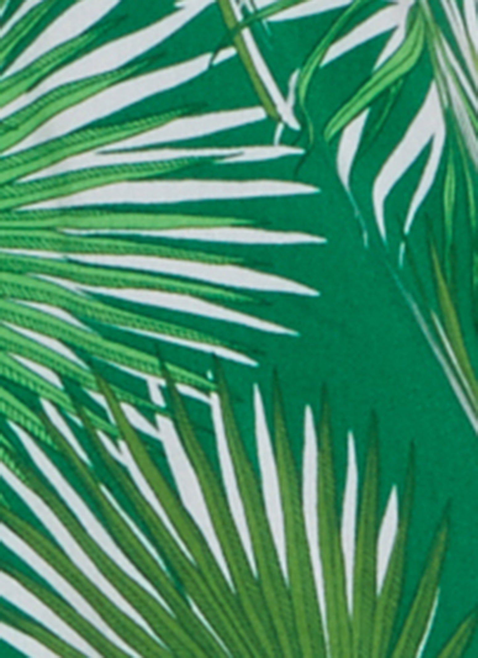 Plus Size Sleeveless Palm Printed Button Front Shirt Dress sold by Rainbow product image thumbnail 4