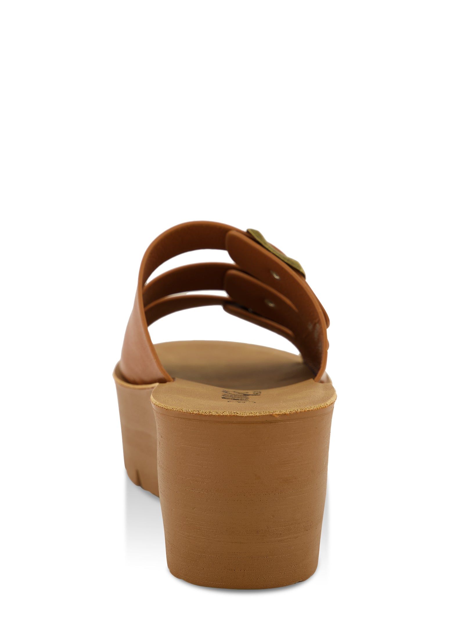 Buckle Detail Wedge Mules sold by Rainbow product image thumbnail 3