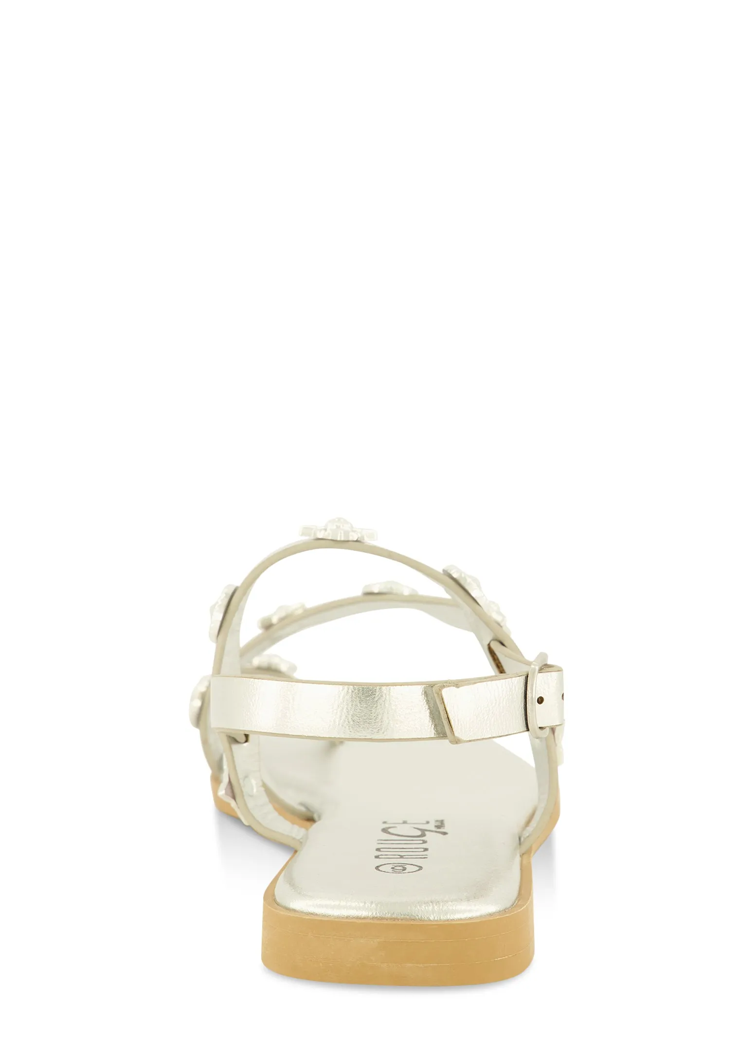 Studded Toe Loop Ankle Strap Sandals sold by Rainbow product image thumbnail 3