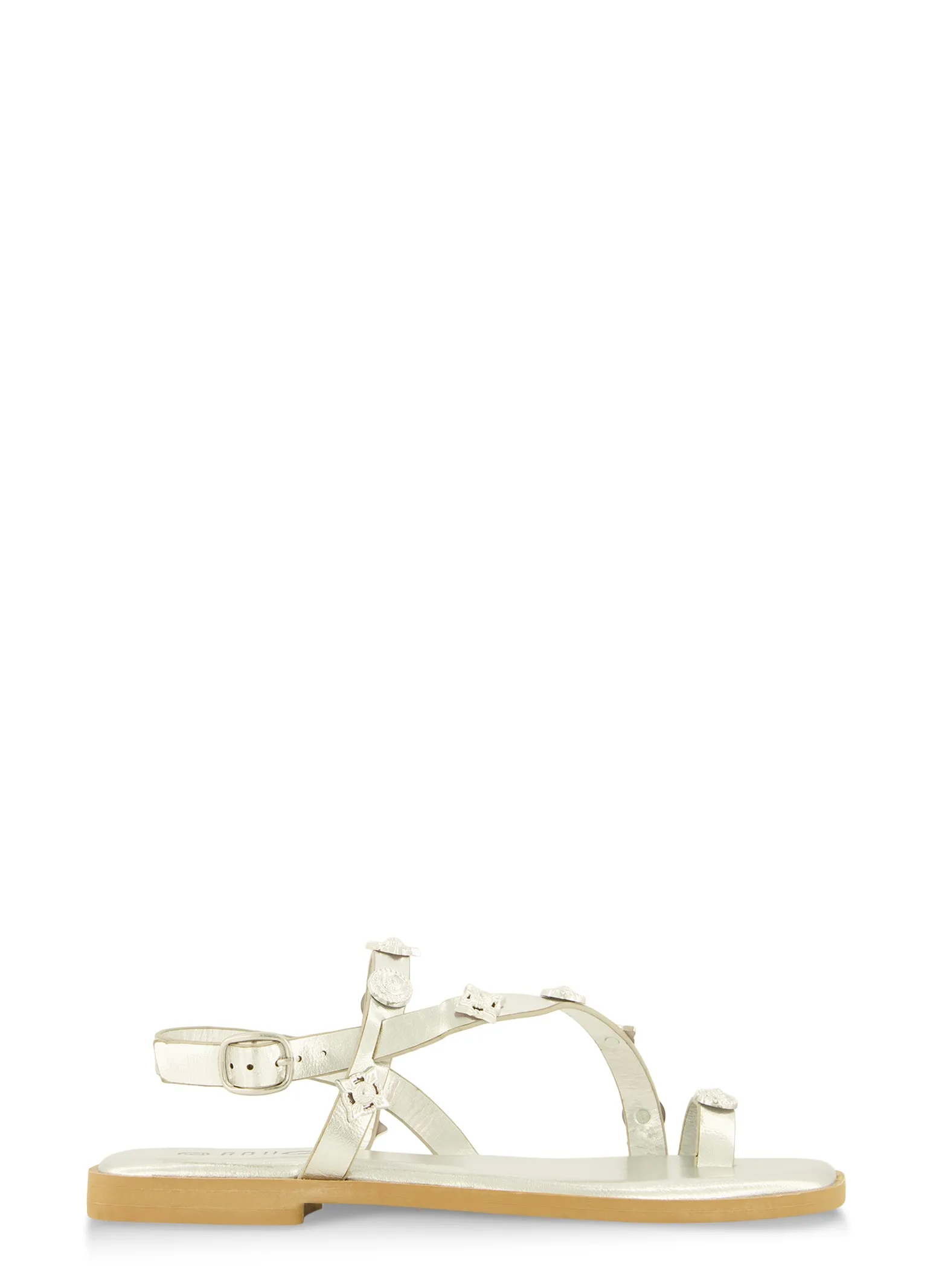 Studded Toe Loop Ankle Strap Sandals sold by Rainbow product image thumbnail 2