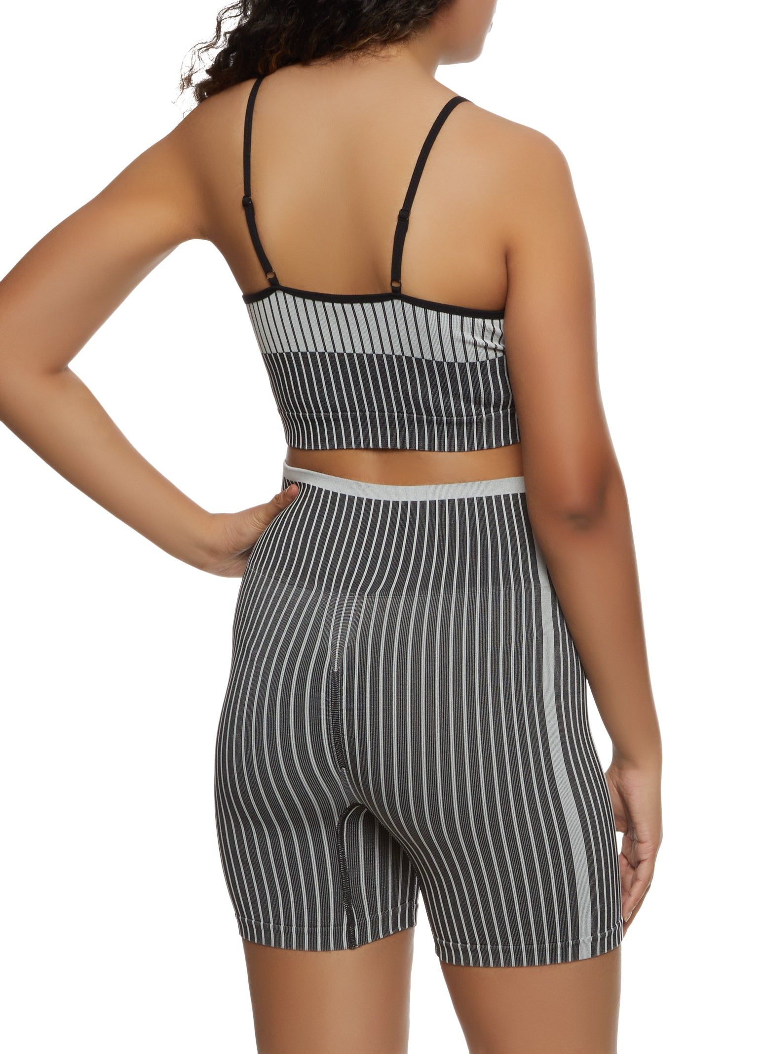 Stripe Seamless Cropped Cami sold by Rainbow product image thumbnail 3