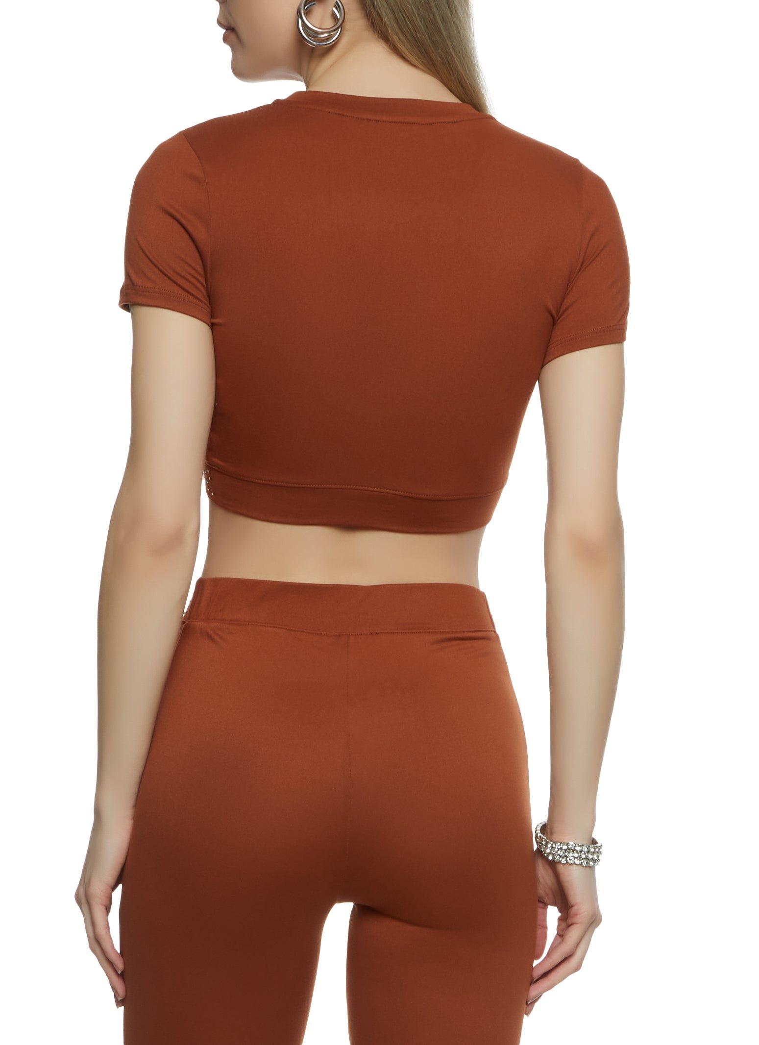 Embellished Trim Crop Top sold by Rainbow product image thumbnail 3