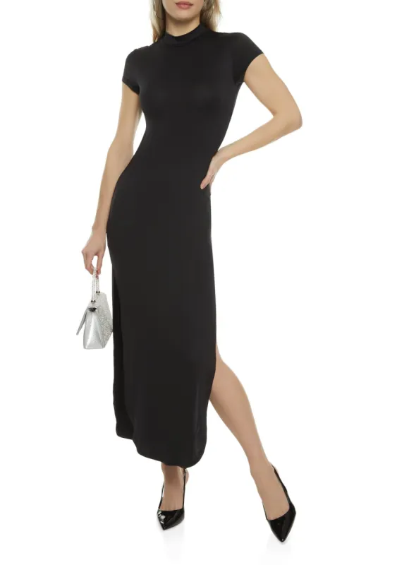 Keyhole Back T Shirt Maxi Dress sold by Rainbow