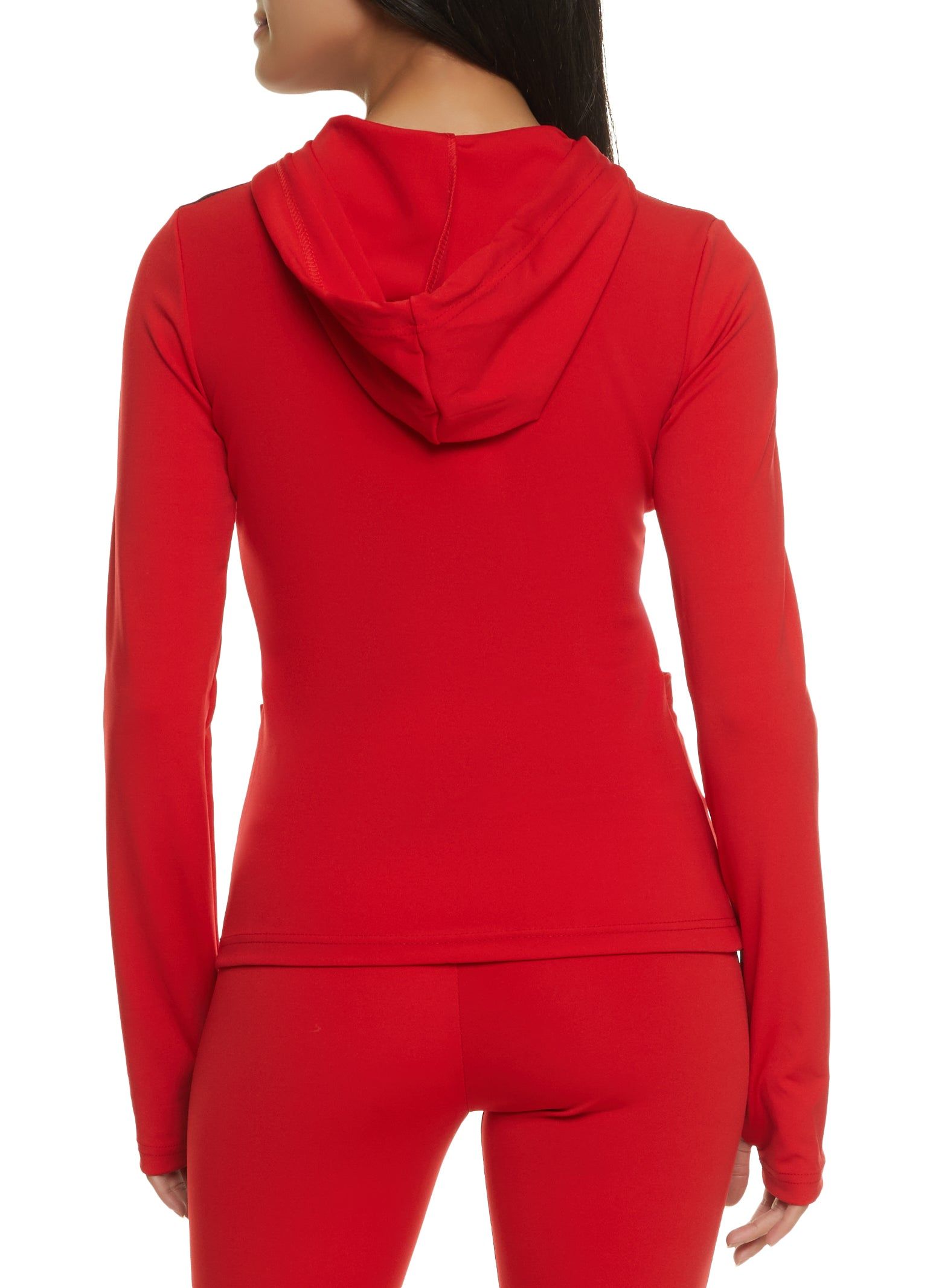 Contrast Trim Hooded Track Jacket sold by Rainbow product image thumbnail 3