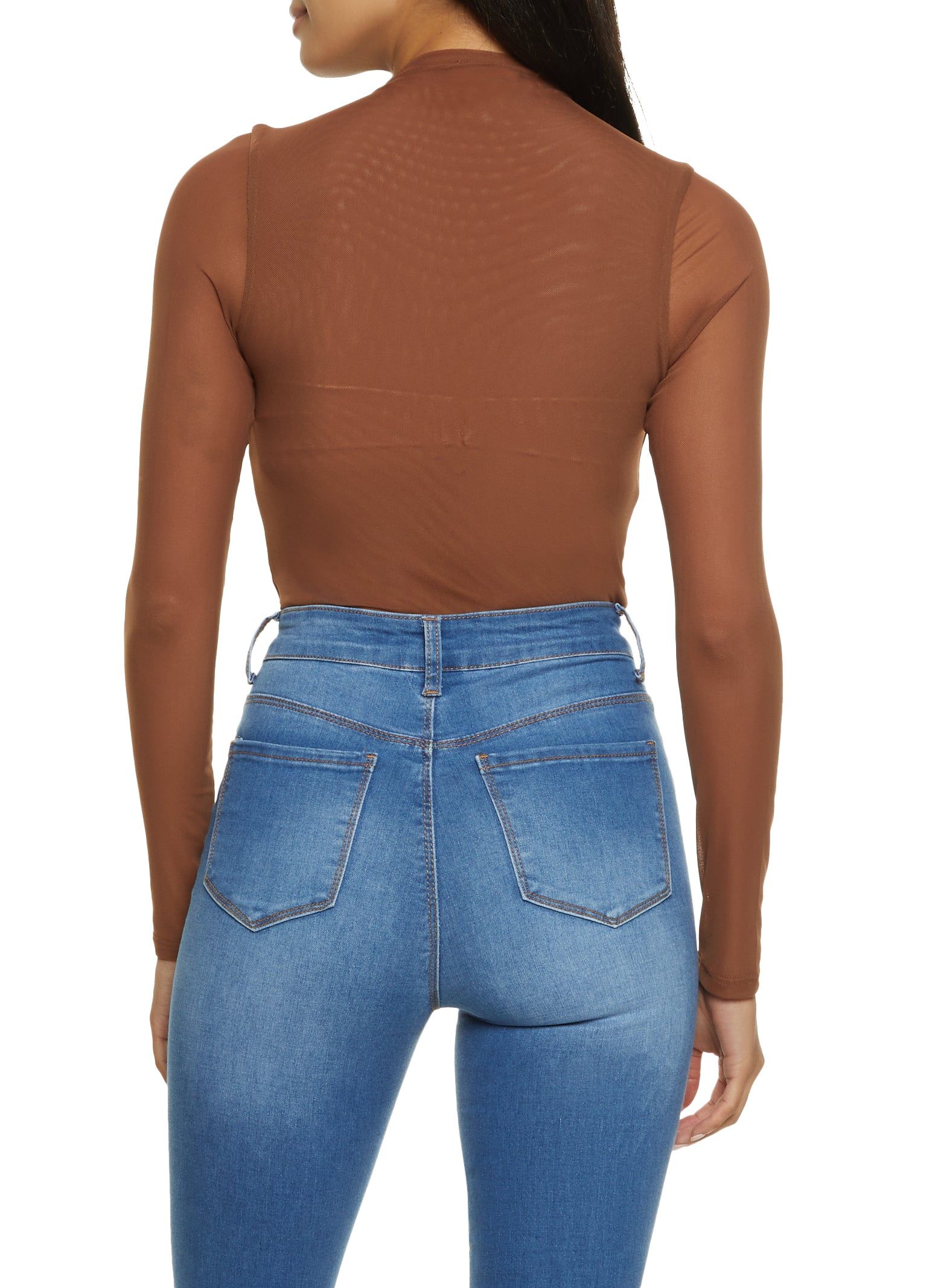 Solid Mesh Bodysuit sold by Rainbow product image thumbnail 3