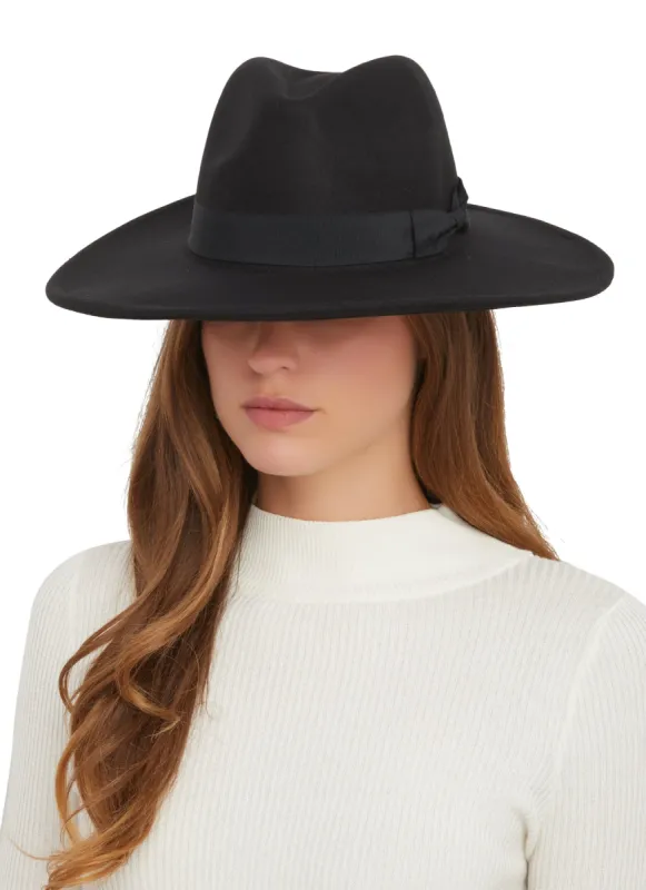 Ribbon Trim Panama Hat sold by Rainbow