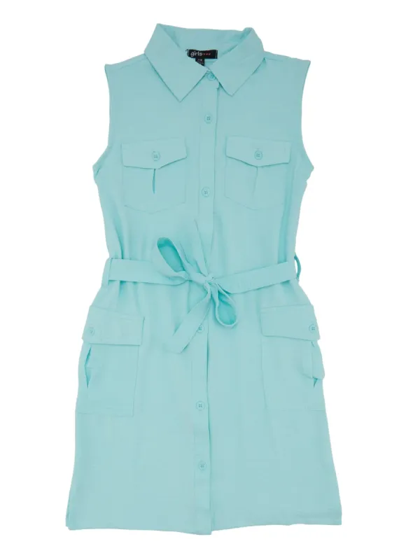 Sleeveless Button Front Shirt sold by Rainbow