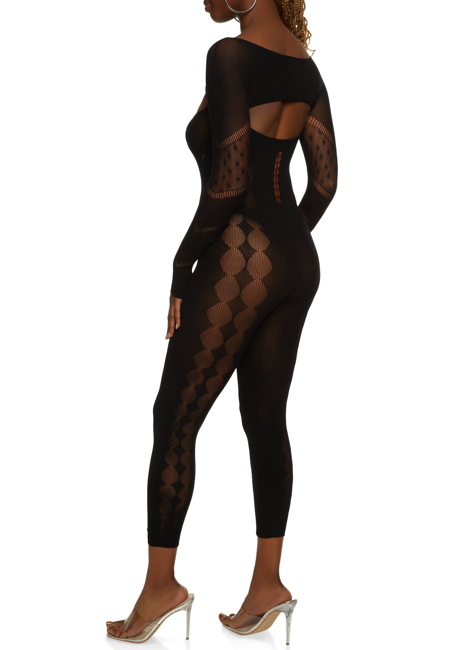 Sheer Seamless Cut Out Jumpsuit sold by Rainbow product image thumbnail 2