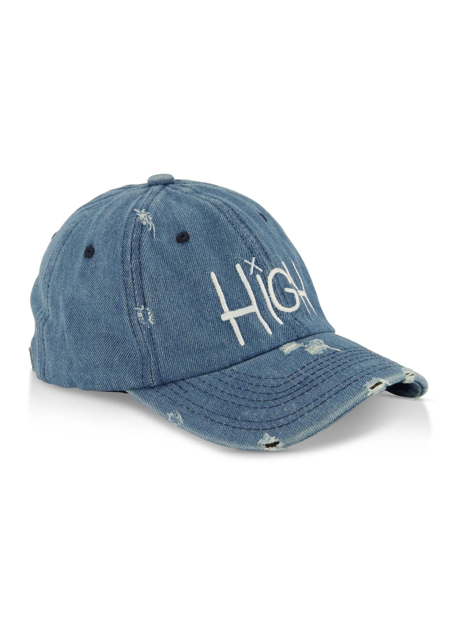 High Distressed Baseball Cap sold by Rainbow product image thumbnail 2