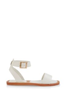 Solid Ankle Strap Sandals sold by Rainbow