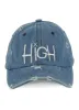 High Distressed Baseball Cap sold by Rainbow