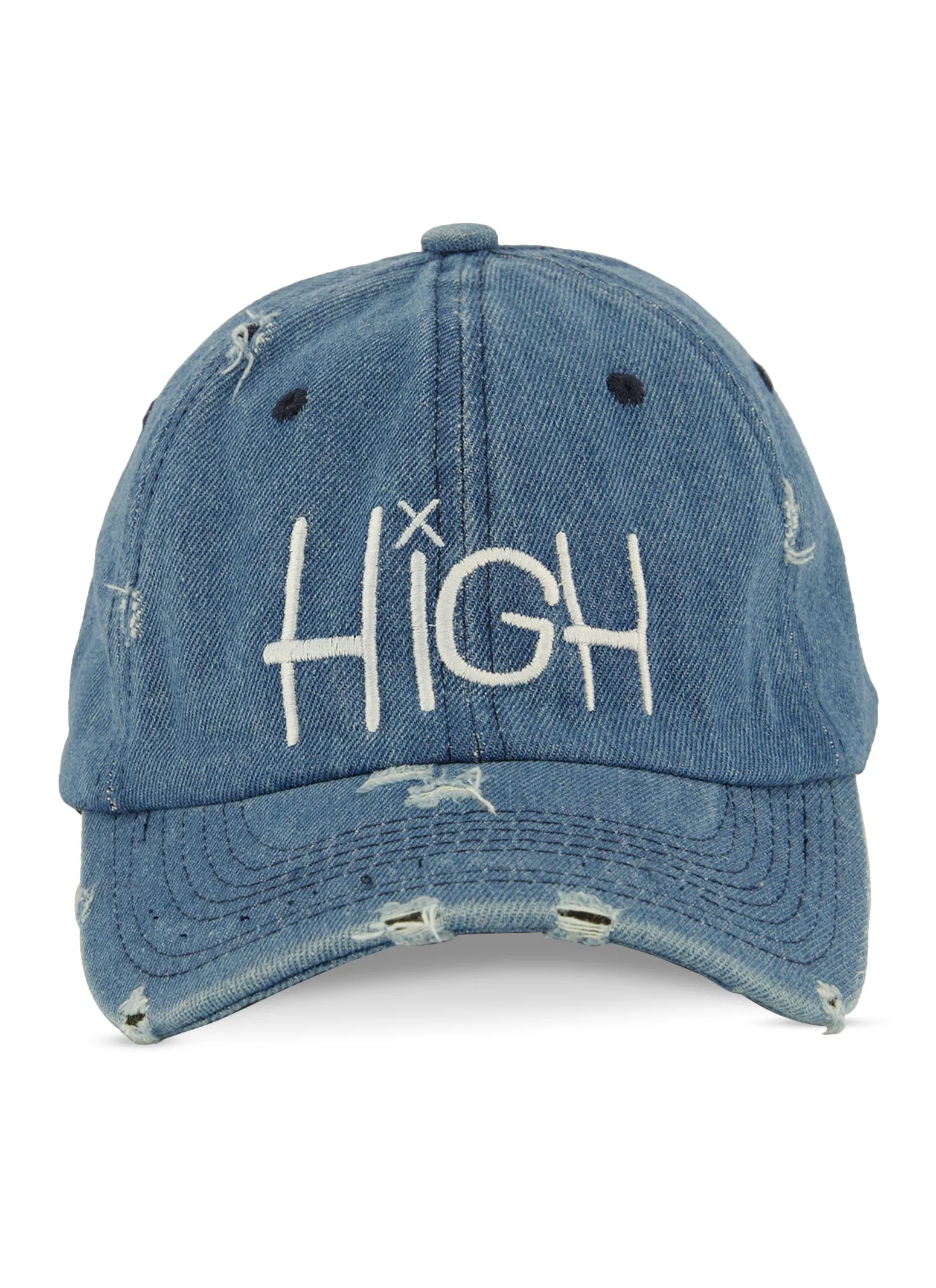 High Distressed Baseball Cap sold by Rainbow product image thumbnail 3