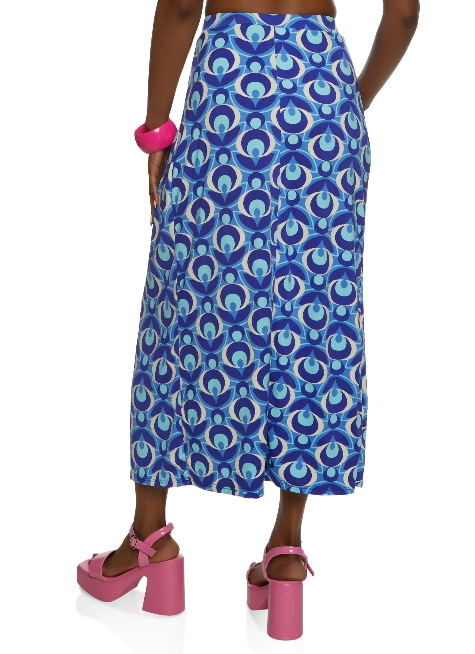 Printed High Waisted Maxi Skirt sold by Rainbow product image thumbnail 3