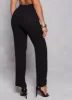 Airy Slit Hem High Waist Pants sold by Rainbow