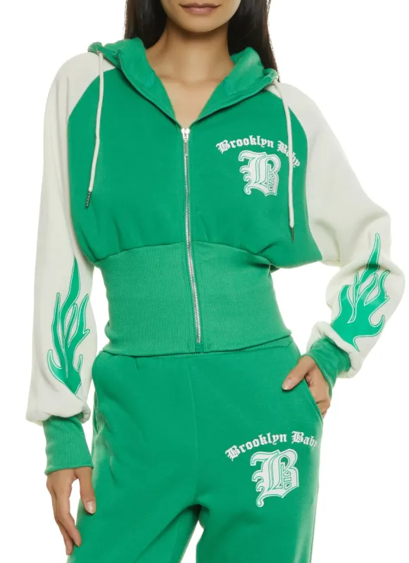 Brooklyn Baby Zip Up Hoodie sold by Rainbow