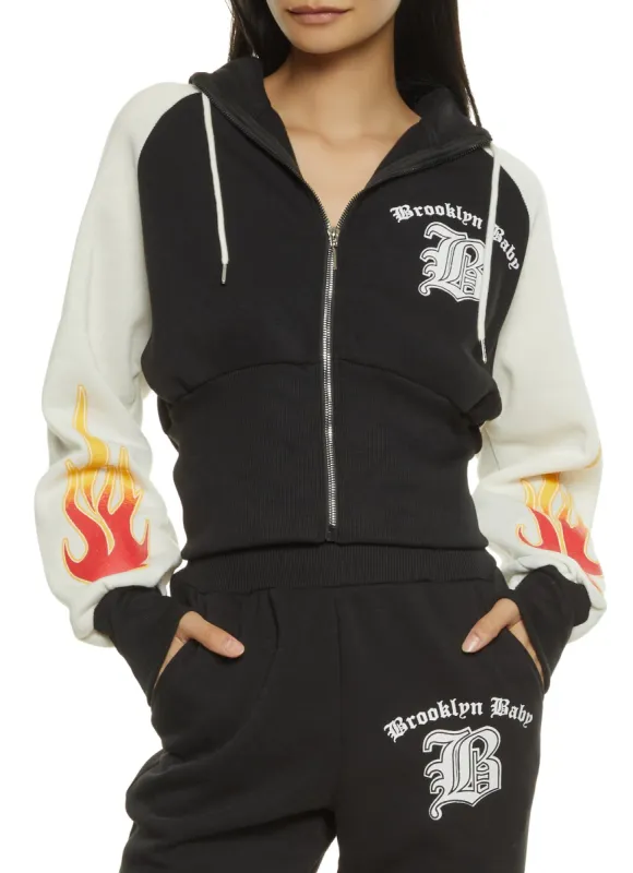 Brooklyn Baby Zip Up Hoodie sold by Rainbow