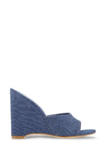 Round Toe Wedge Slide Sandals sold by Rainbow