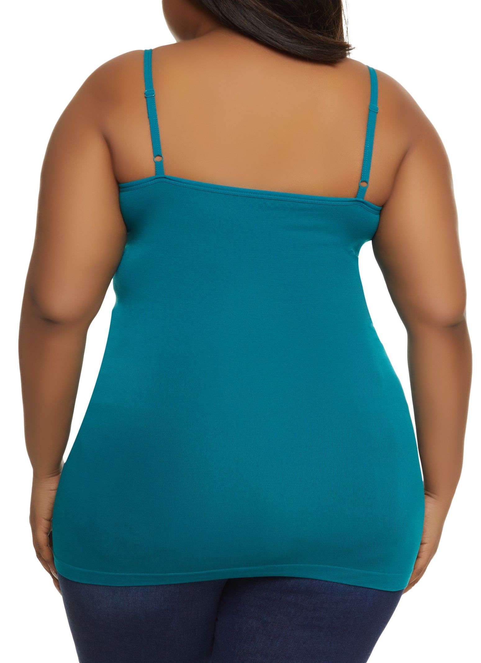 Plus Size Basic Seamless Scoop Neck Cami sold by Rainbow product image thumbnail 2