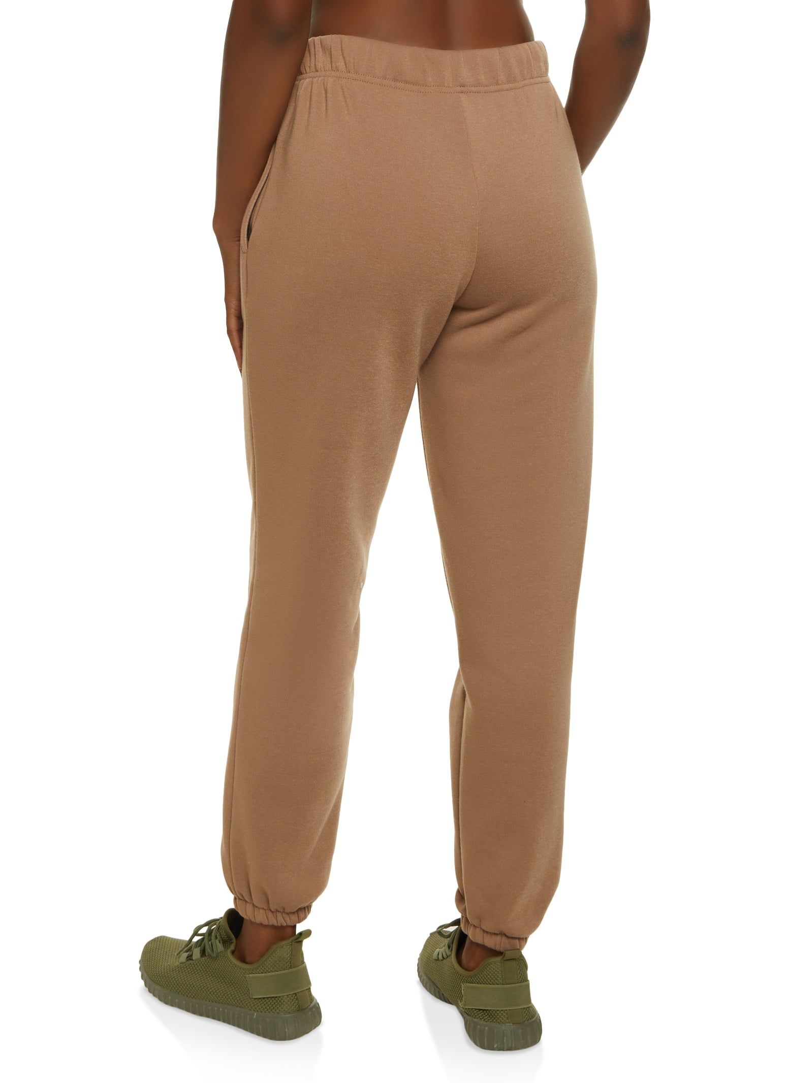 Basic Solid Fleece Joggers sold by Rainbow product image thumbnail 2