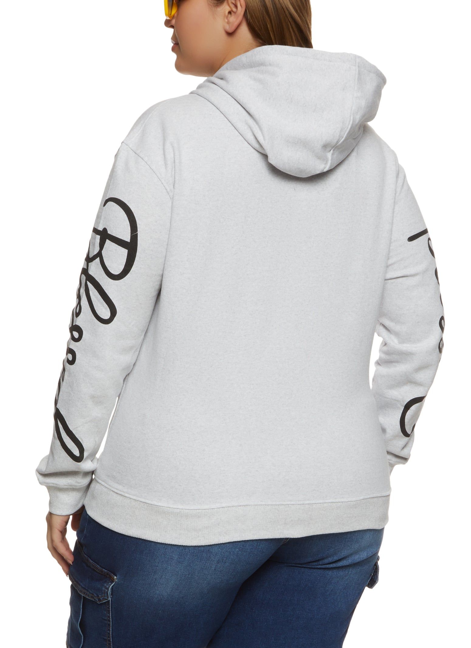 Plus Size Blessed All Day Graphic Hoodie sold by Rainbow product image thumbnail 2