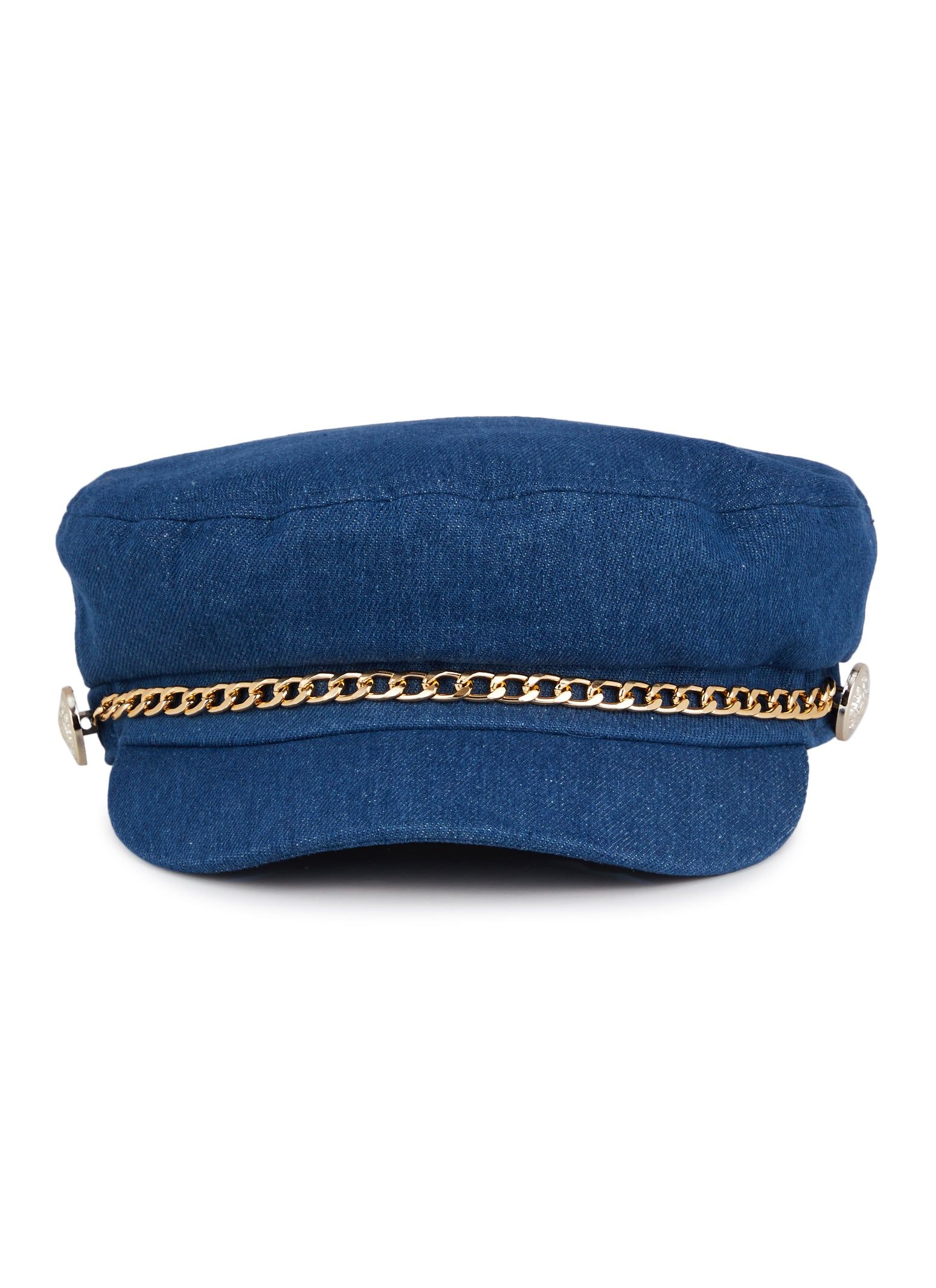 Denim Chain Detail Cabbie Hat sold by Rainbow product image thumbnail 2