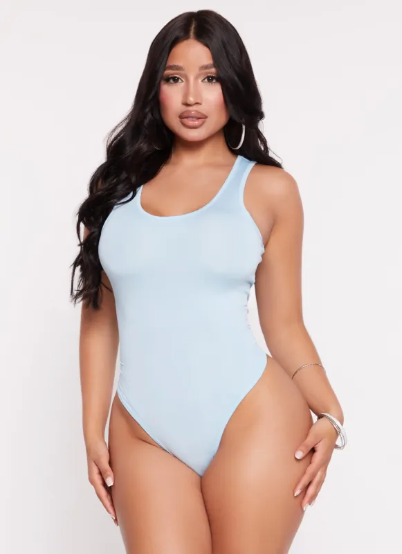 Daisy Scoop Neck Sleeveless Bodysuit sold by Rainbow