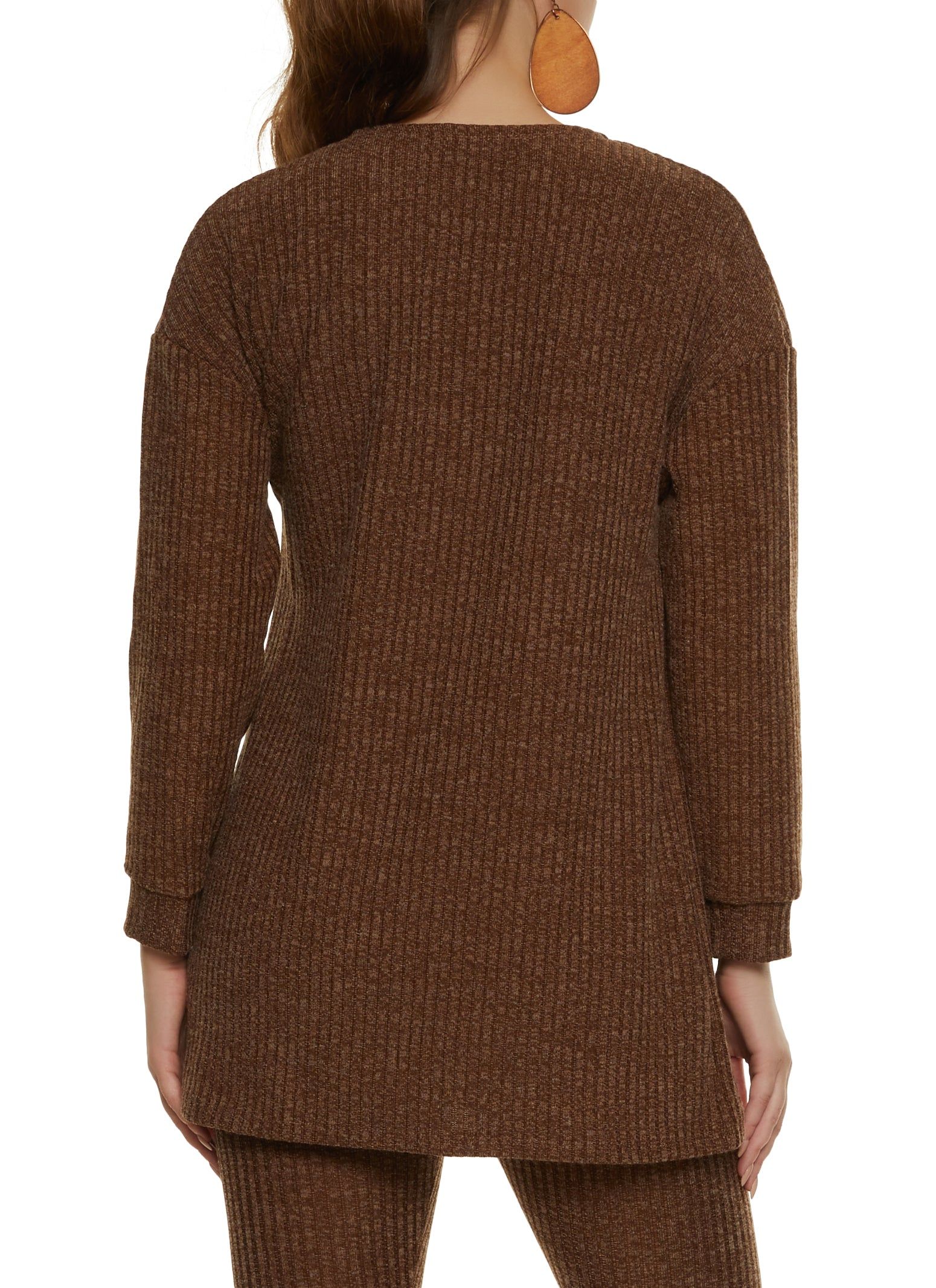 Basic Ribbed Knit Cardigan sold by Rainbow product image thumbnail 3