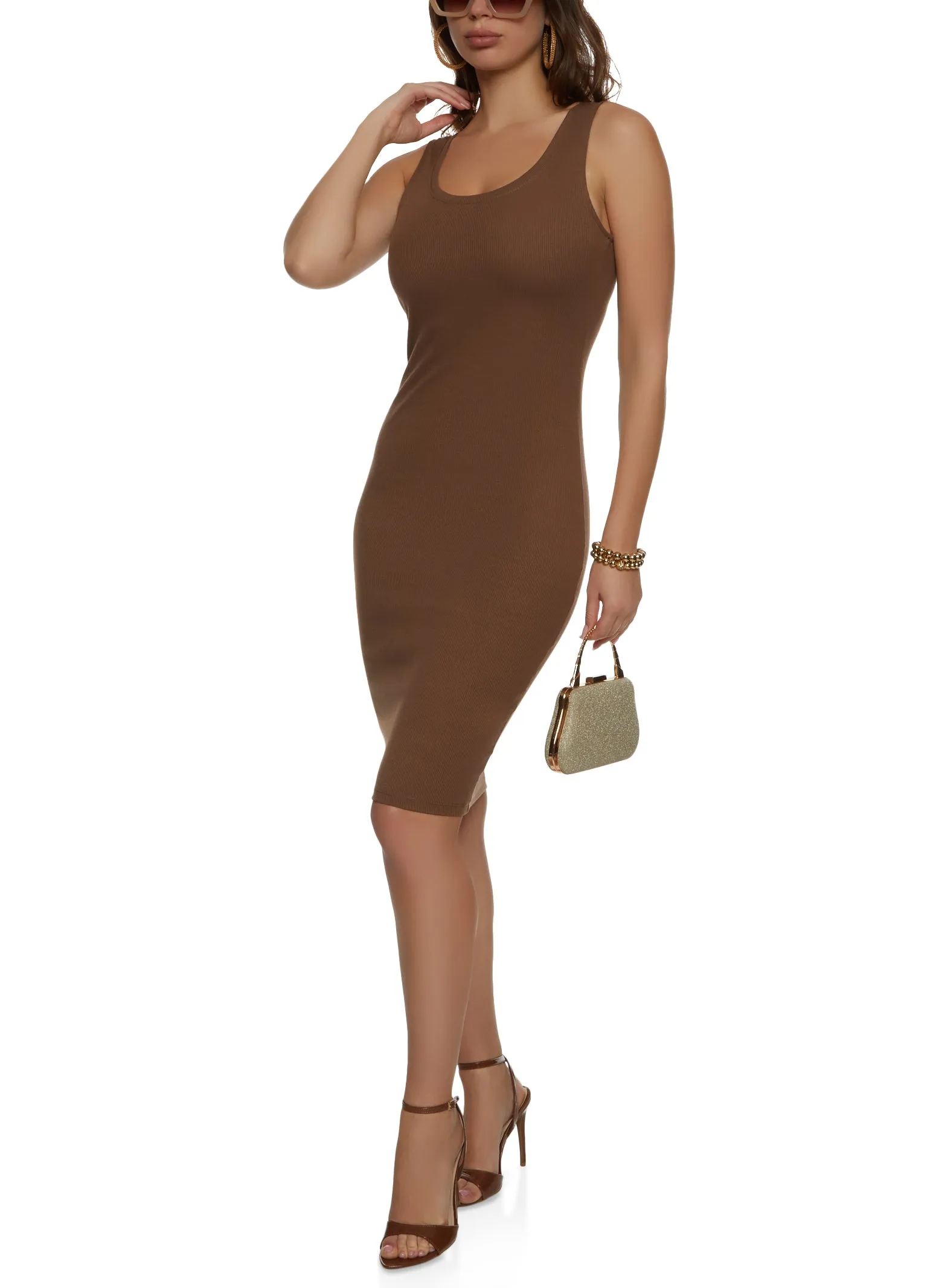 Rib Knit Tank Dress sold by Rainbow product image thumbnail 2