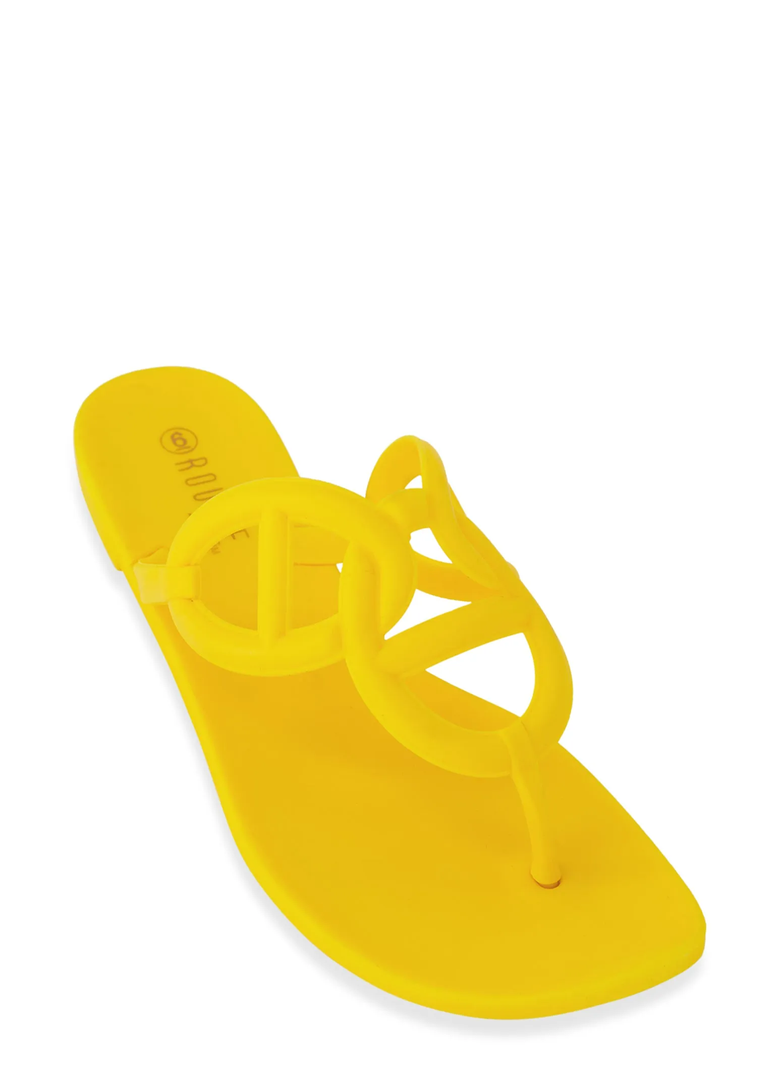 Jelly Thong Slide Sandals sold by Rainbow
