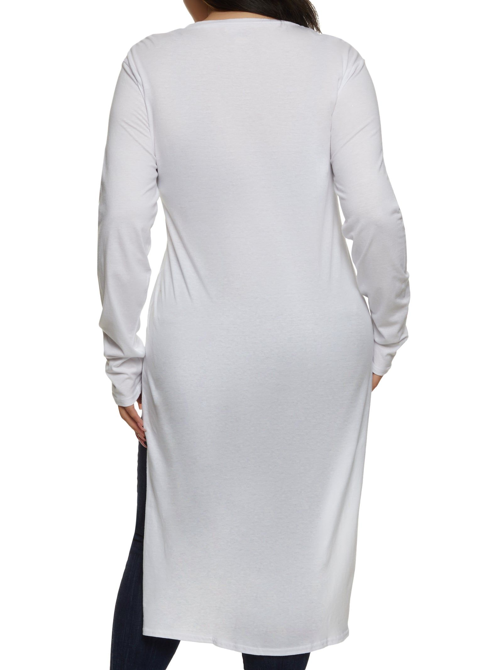 Plus Size Sequin Lips Graphic High Low Top sold by Rainbow product image thumbnail 2