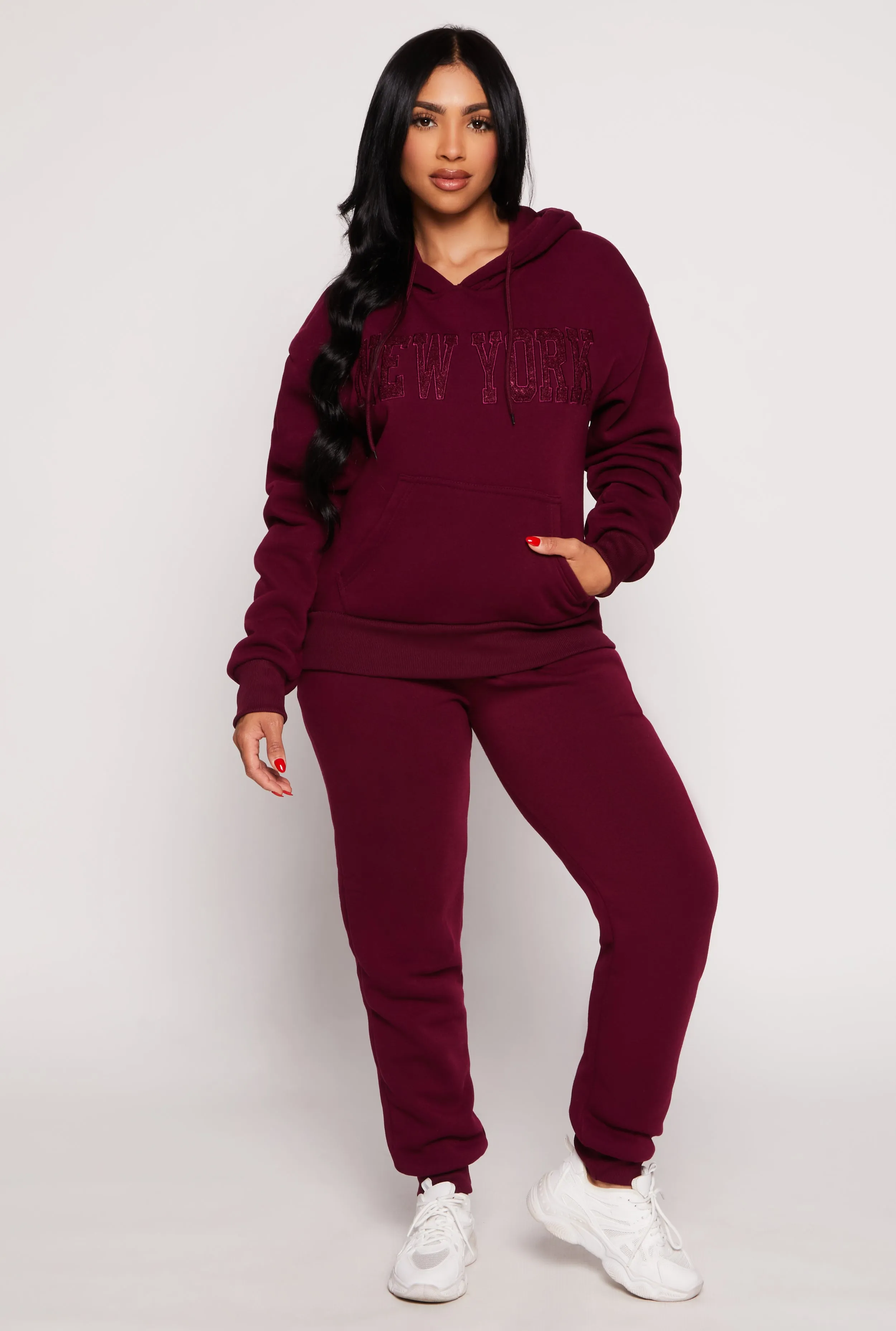 Fleece New York Pullover Hoodie sold by Rainbow product image thumbnail 2