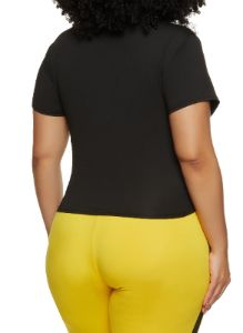 Plus Size Lip Graphic Tee sold by Rainbow