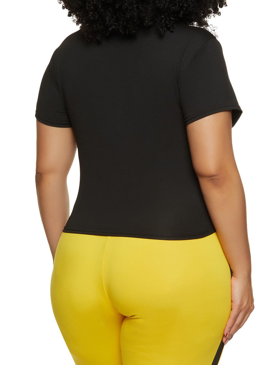 Plus Size Lip Graphic Tee sold by Rainbow product image thumbnail 3